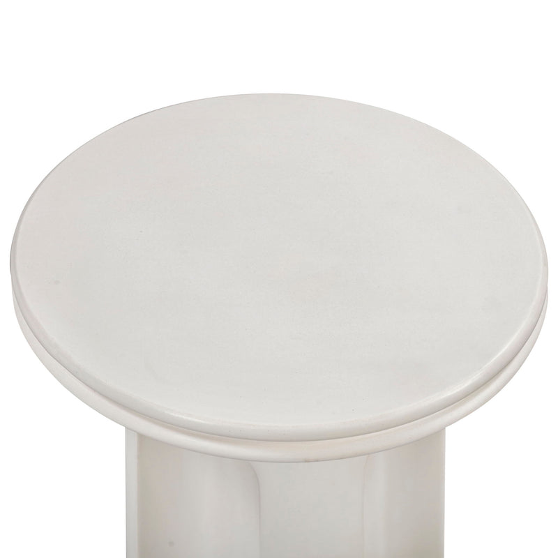 Cassandra - Indoor / Outdoor Concrete Round Table - R&R Furniture Gallery (Fountain Valley, CA)