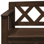 Amherst - Compact Entryway Storage Bench - R&R Furniture Gallery (Fountain Valley, CA)