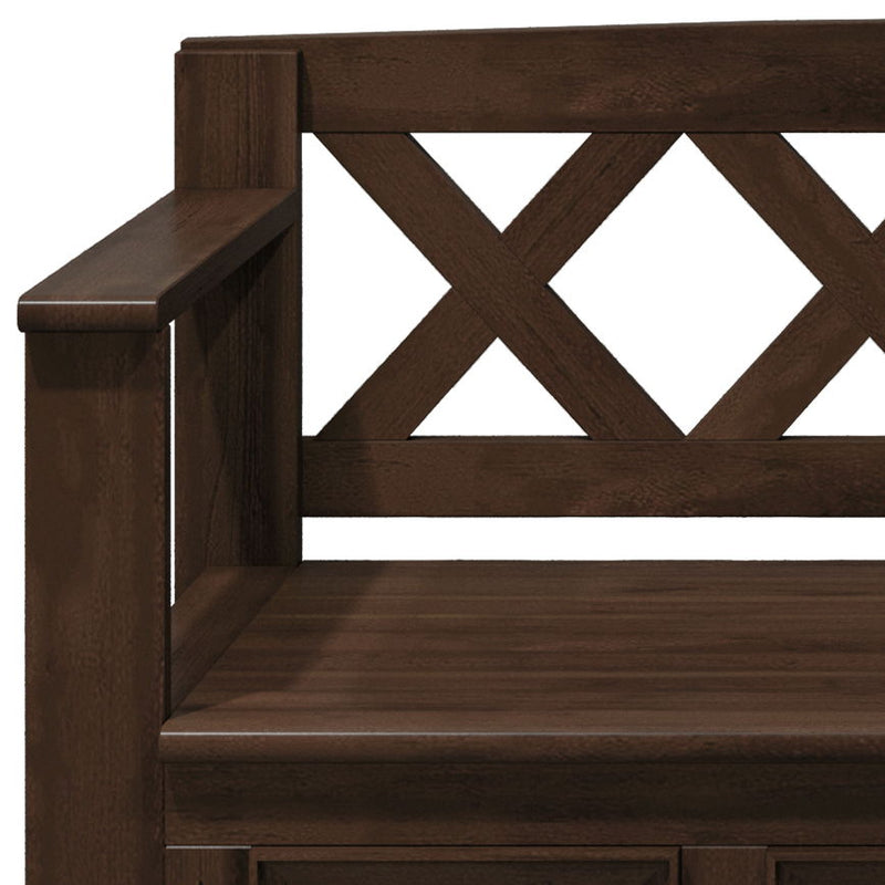 Amherst - Compact Entryway Storage Bench - R&R Furniture Gallery (Fountain Valley, CA)