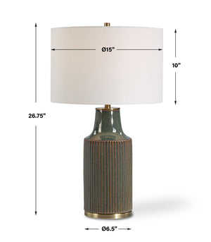 Table Lamp - Dark Green