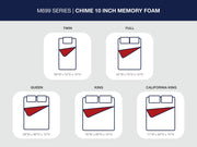 10 Inch Chime Memory Foam - Firm Memory Foam Mattress - R&R Furniture Gallery (Fountain Valley, CA)