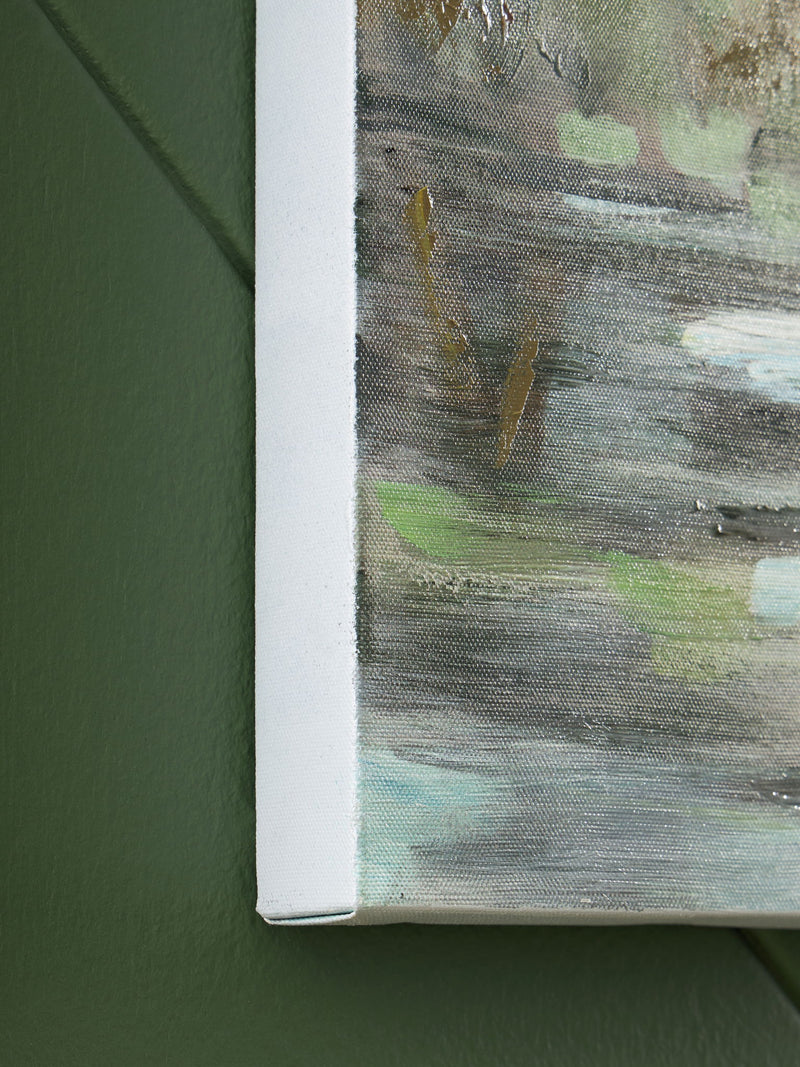 Evermaddick - Wall Art - Green / Gray / White - R&R Furniture Gallery (Fountain Valley, CA)