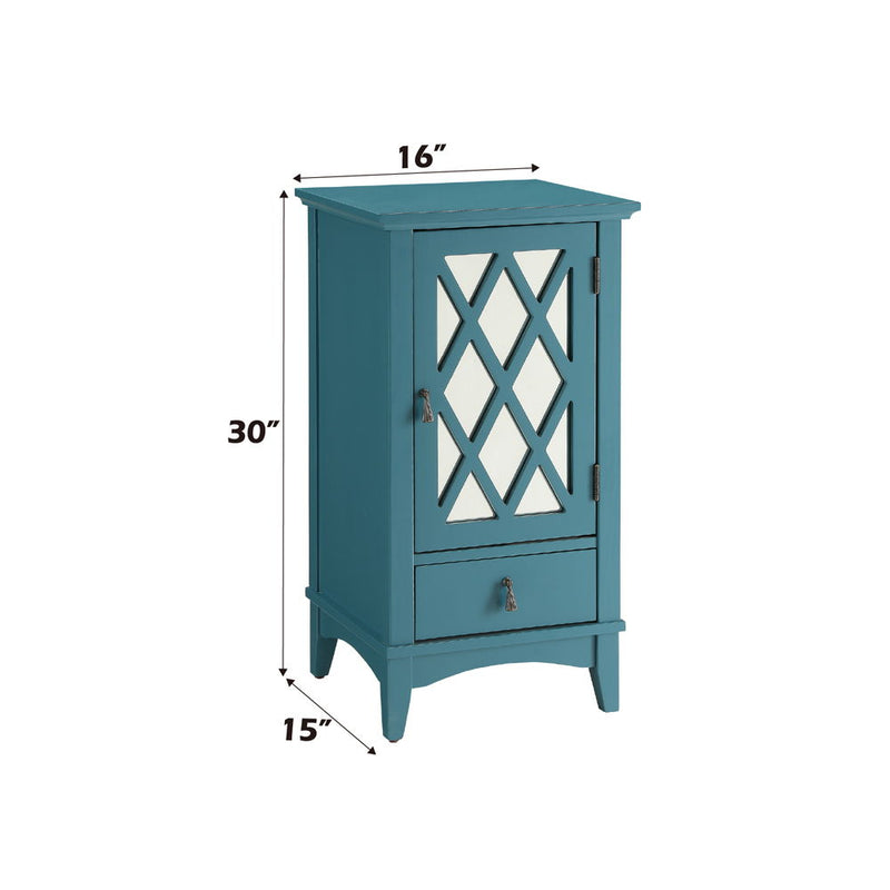 Ceara - Accent Table - Teal - R&R Furniture Gallery (Fountain Valley, CA)