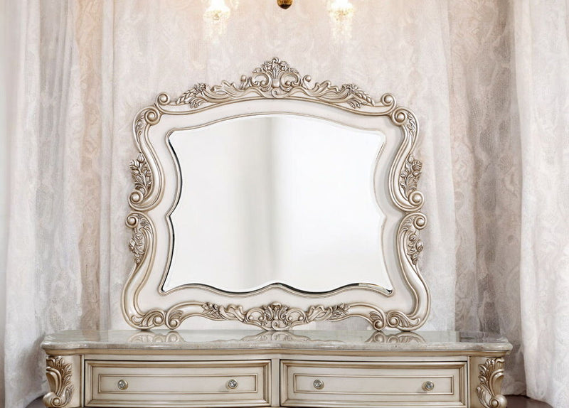 Gorsedd - Mirror - Golden Ivory - R&R Furniture Gallery (Fountain Valley, CA)