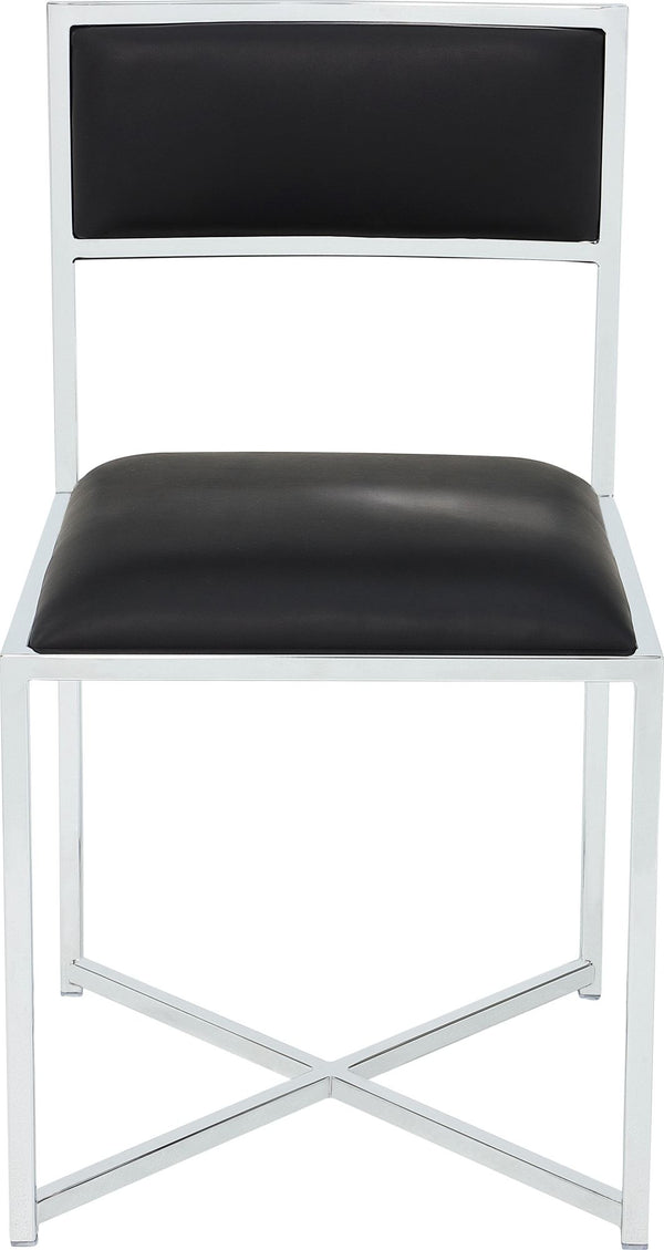 Amalfi X Base Chair -Soot/Chrm
