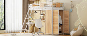 Loft Bed With L Shape Desk And Wardrobe - R&R Furniture Gallery (Fountain Valley, CA)
