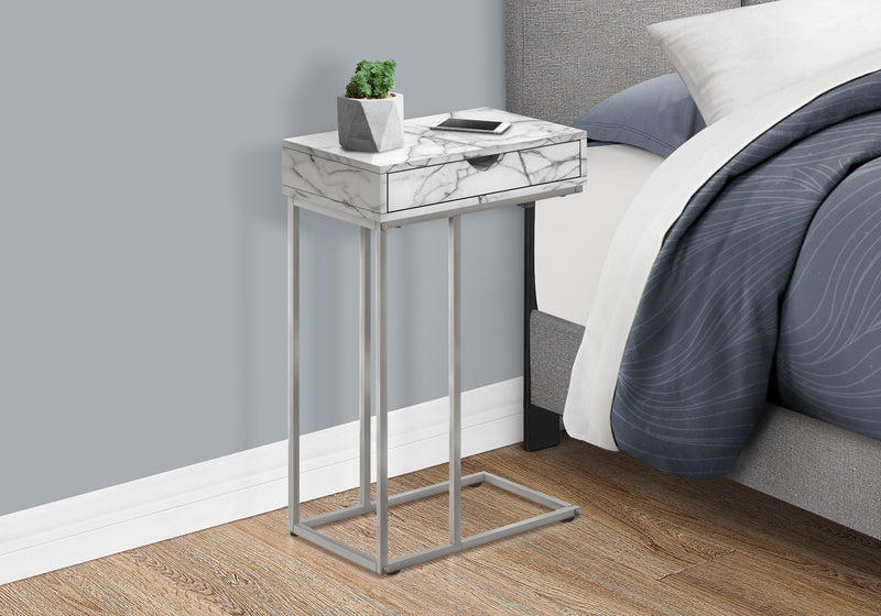Accent Table, C - Shaped Contemporary & Modern Design - R&R Furniture Gallery (Fountain Valley, CA)