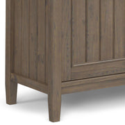 Lev - TV Media Stand - Smoky Brown - R&R Furniture Gallery (Fountain Valley, CA)