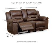 Stoneland - Power Reclining Loveseat - R&R Furniture Gallery (Fountain Valley, CA)