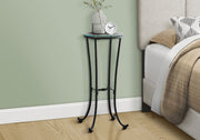 Accent Side Table, Plant Stand, Round, Contemporary & Modern - Black - R&R Furniture Gallery (Fountain Valley, CA)