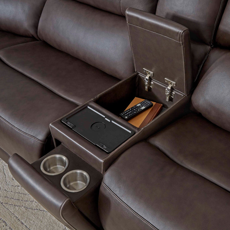 Parker Living Easton power reclining sectional with adjustable headrests, featuring plush cushions and modern design.
