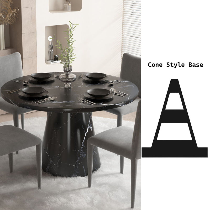 Hollis - Dining Table With Engineered Stone Top - Engineered Stone - R&R Furniture Gallery (Fountain Valley, CA)