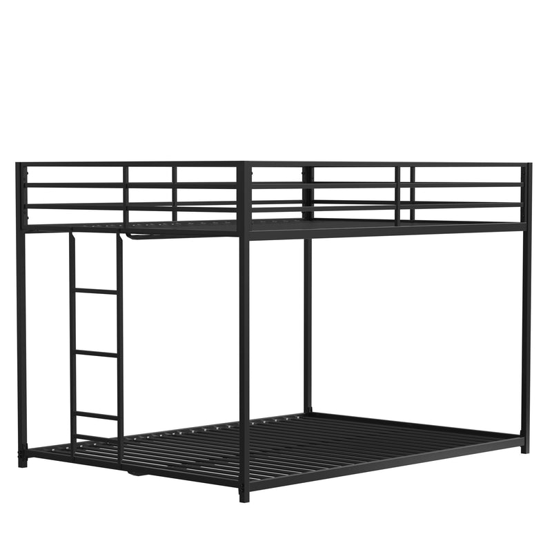 Adam - Full Over Full Bunk Bed - Black - R&R Furniture Gallery (Fountain Valley, CA)