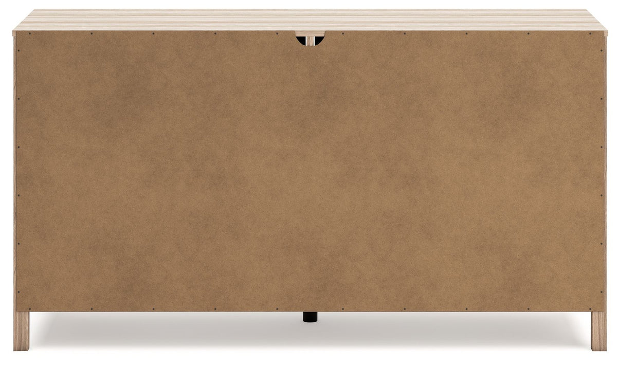 Battelle - Six Drawer Dresser - Tan - R&R Furniture Gallery (Fountain Valley, CA)