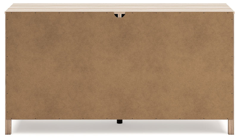 Battelle - Six Drawer Dresser - Tan - R&R Furniture Gallery (Fountain Valley, CA)
