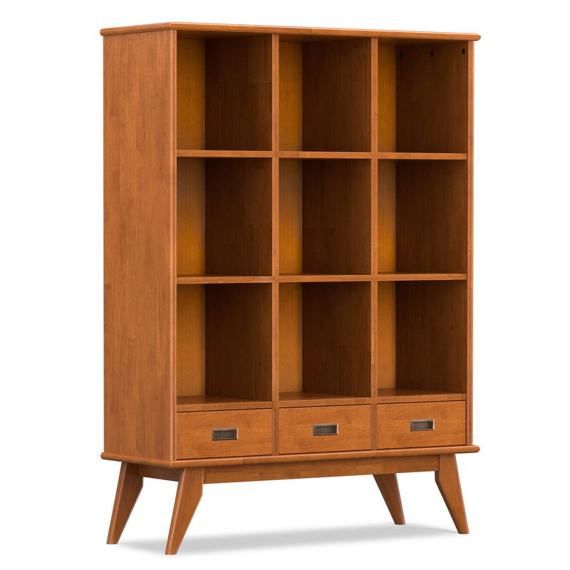 Draper - 9 Cube Storage With Drawers - Brown - R&R Furniture Gallery (Fountain Valley, CA)