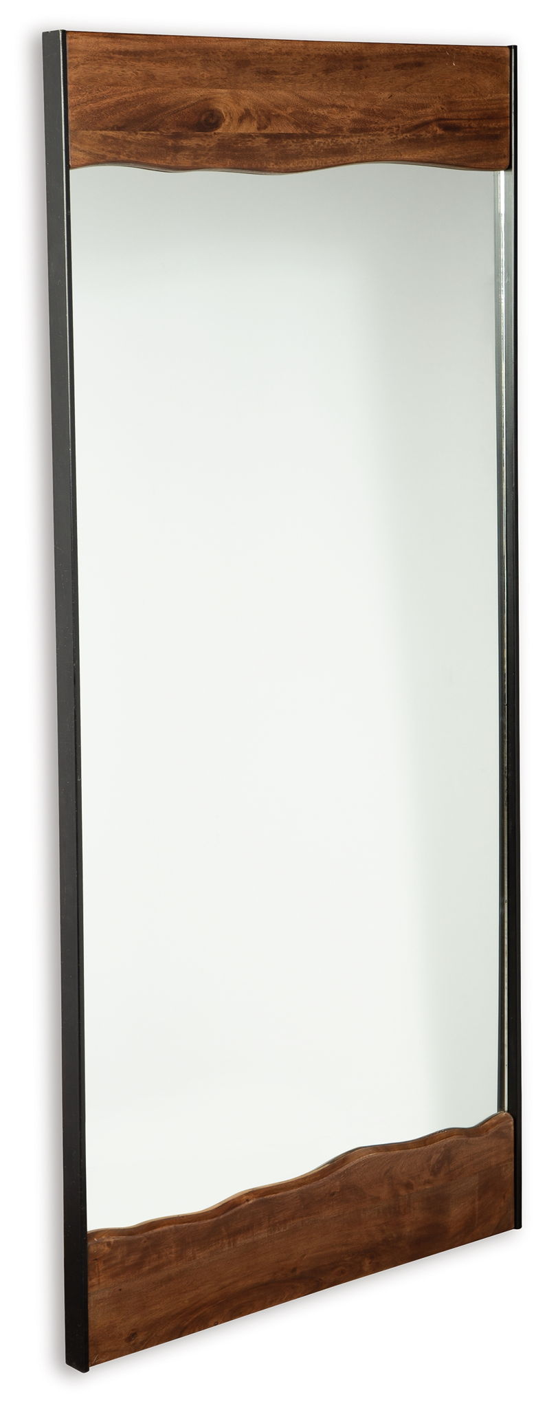 Panchali - Floor Mirror - Brown / Black - R&R Furniture Gallery (Fountain Valley, CA)