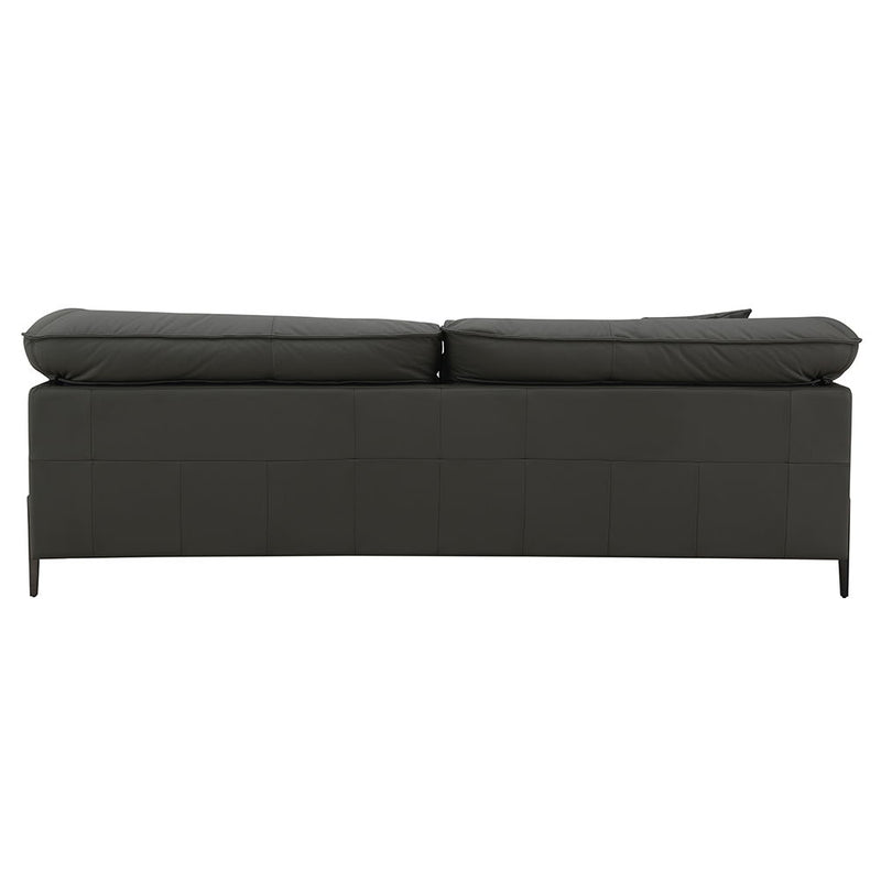 Tadi - Loveseat - Black Top Grain Leather - R&R Furniture Gallery (Fountain Valley, CA)
