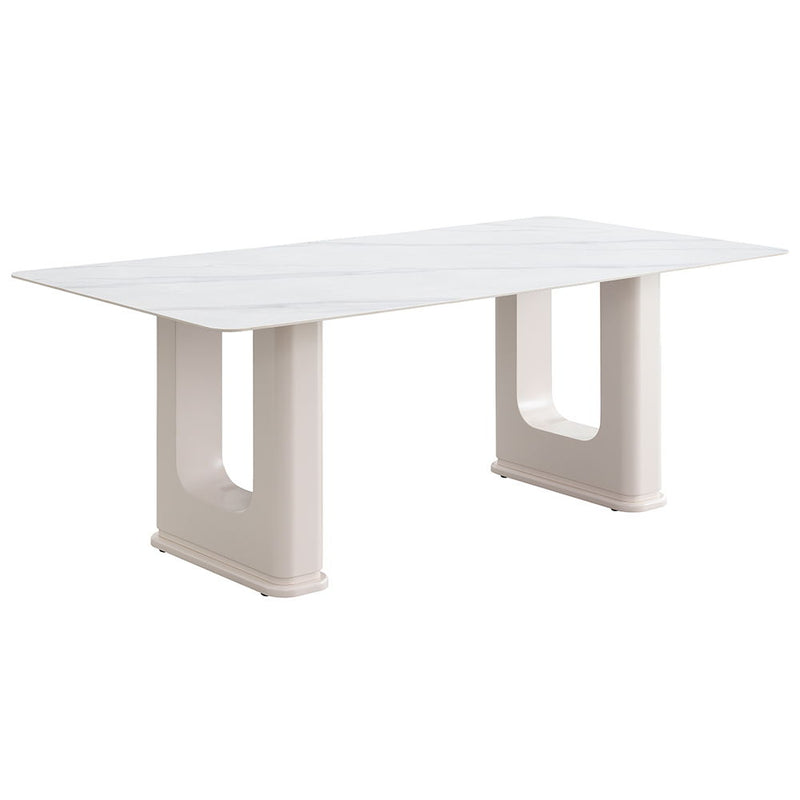 Kalam - Dining Table - Ceramic Top & Beige - R&R Furniture Gallery (Fountain Valley, CA)