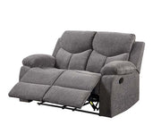 Kalen - Motion Loveseat - Gray Chenille - R&R Furniture Gallery (Fountain Valley, CA)