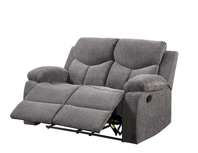 Kalen - Motion Loveseat - Gray Chenille - R&R Furniture Gallery (Fountain Valley, CA)
