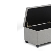 Sienna - Upholstered Storage Ottoman Bench - R&R Furniture Gallery (Fountain Valley, CA)