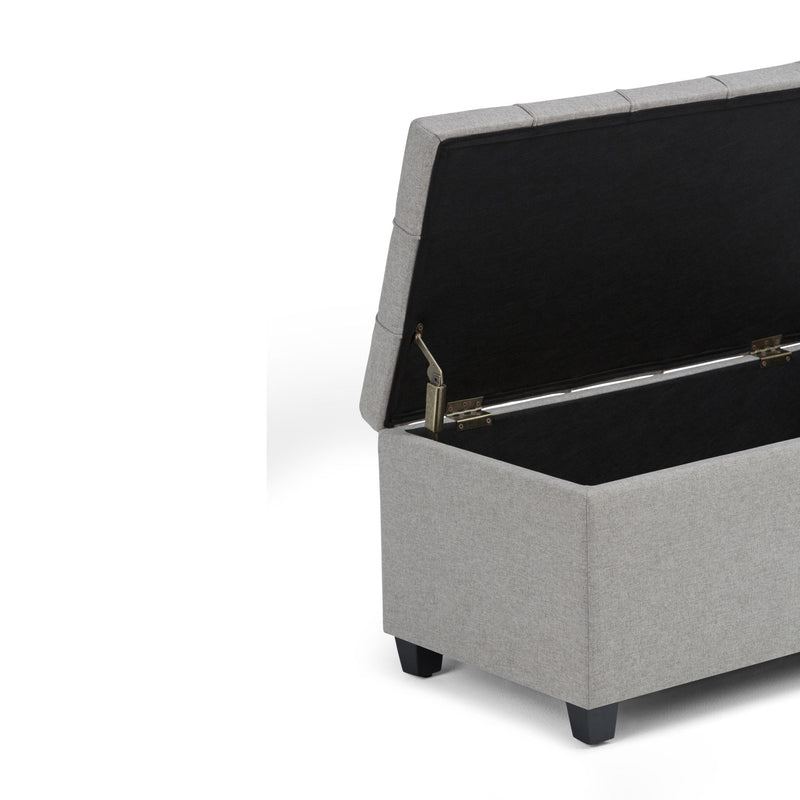 Sienna - Upholstered Storage Ottoman Bench - R&R Furniture Gallery (Fountain Valley, CA)