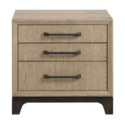 3 Drawer Nightstand With USB Charging Port - Brown - R&R Furniture Gallery (Fountain Valley, CA)