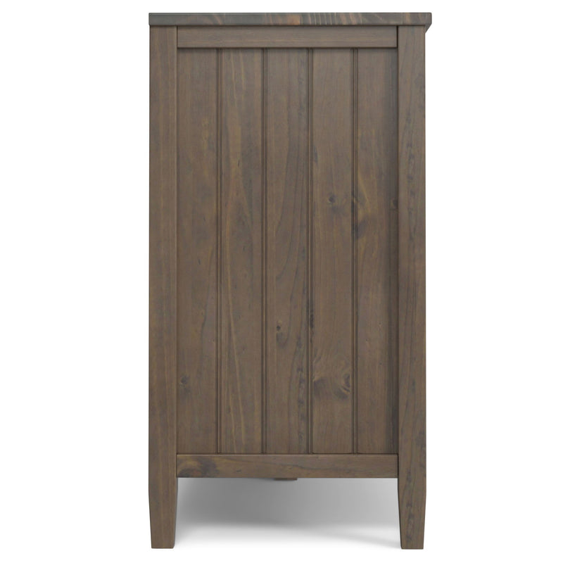 Lev - TV Media Stand - Smoky Brown - R&R Furniture Gallery (Fountain Valley, CA)