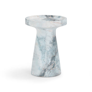 Zara - Indoor / Outdoor Side Table - Blue / White - R&R Furniture Gallery (Fountain Valley, CA)
