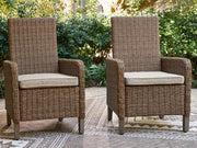 Laguna Heights - Arm Chair With Cushion (Set of 2) - Beige - R&R Furniture Gallery (Fountain Valley, CA)
