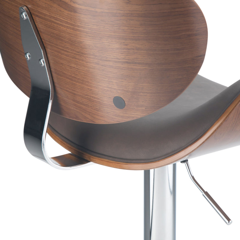 Marana - Multifunctional Handcrafted Bentwood Adjustable Swivel Bar Stool - R&R Furniture Gallery (Fountain Valley, CA)