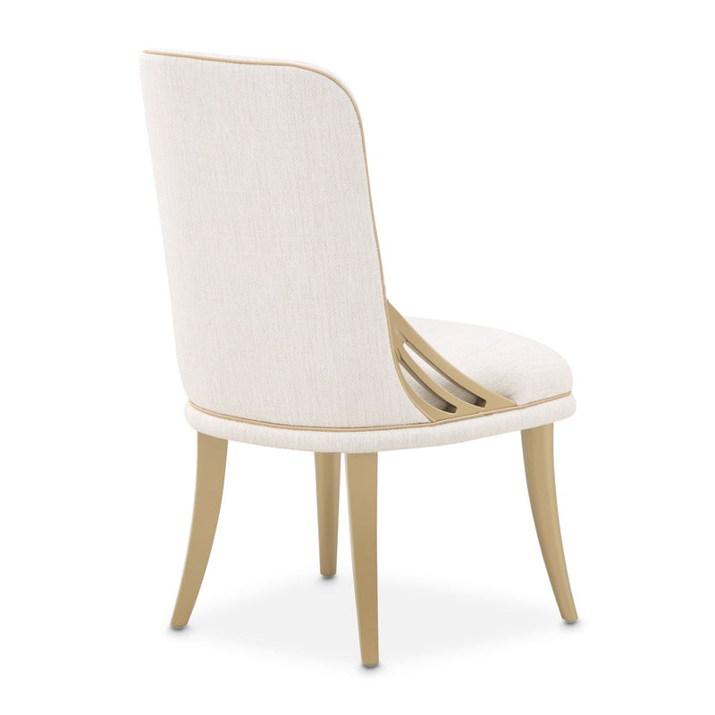 La Terrazza - Dining Side Chair (Set of 2) - Creamy Pearl - R&R Furniture Gallery (Fountain Valley, CA)