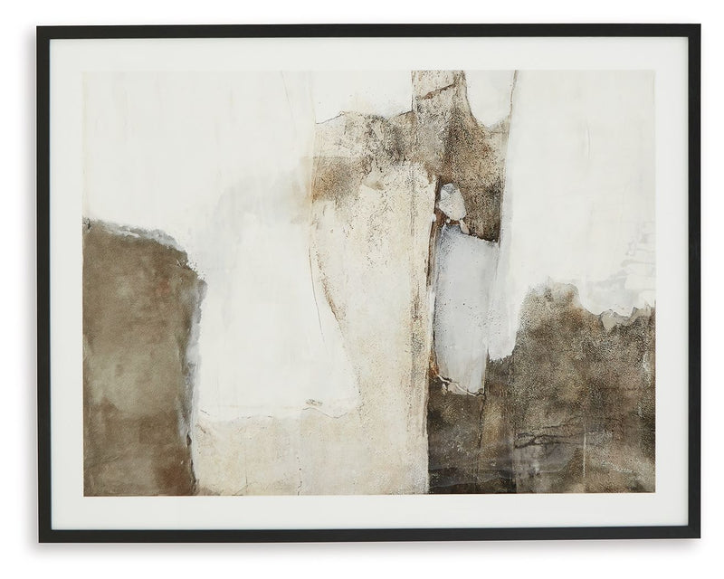 Aldricton - Wall Art - Brown / White - R&R Furniture Gallery (Fountain Valley, CA)