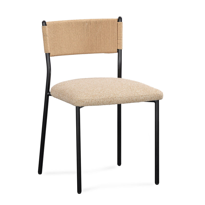 Celine - Boucle Dining Chair (Set of 2) - R&R Furniture Gallery (Fountain Valley, CA)