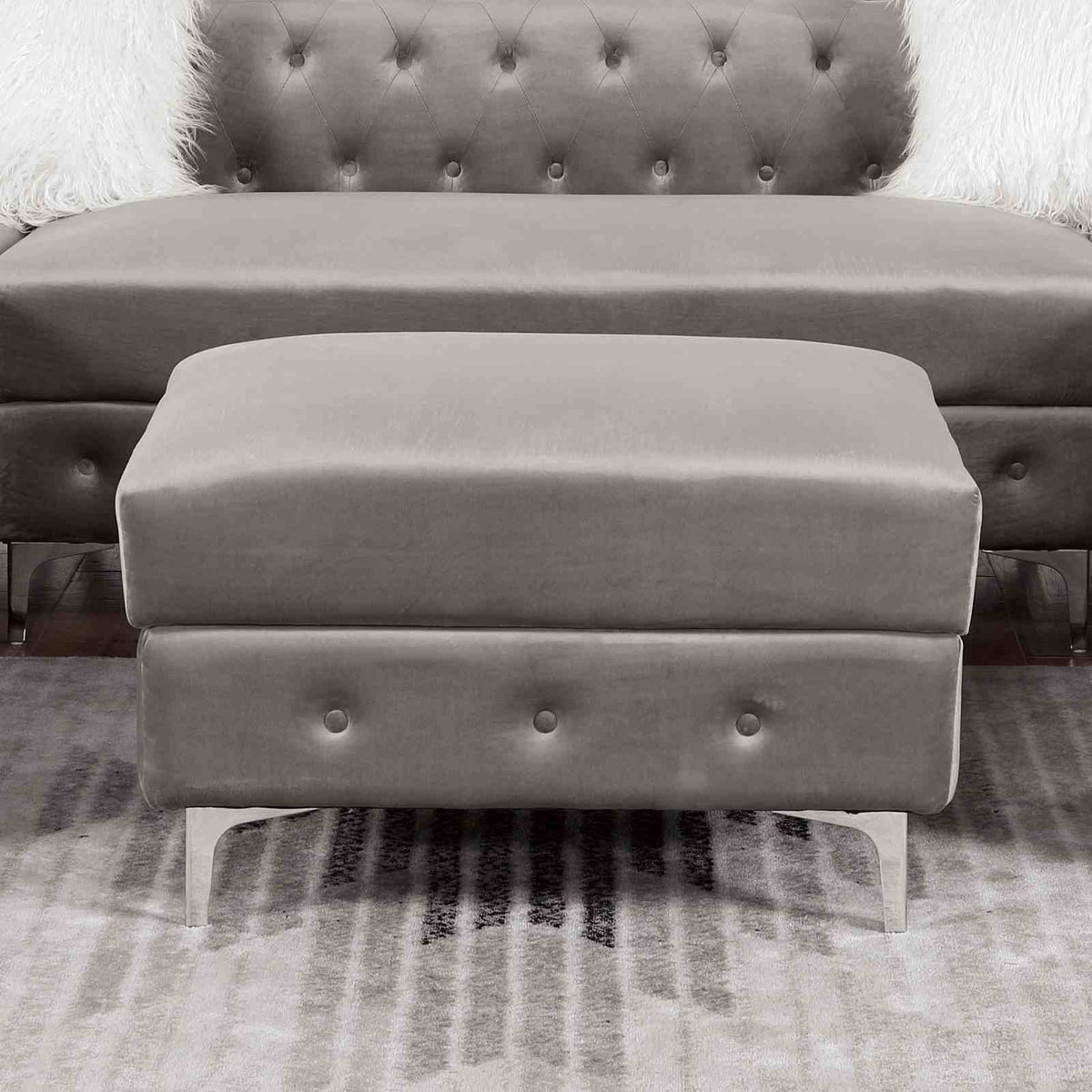 Ciabattoni - Ottoman, Gray