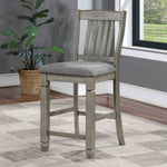 Anaya - Counter Ht. Chair (2/CTN), Gray/Lt. Gray