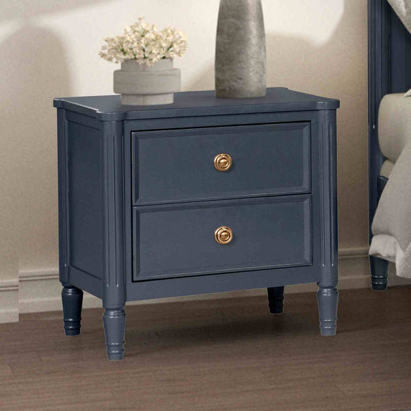 Nightstand w/ USB A-C, Malta Blue - FM79012BL-N