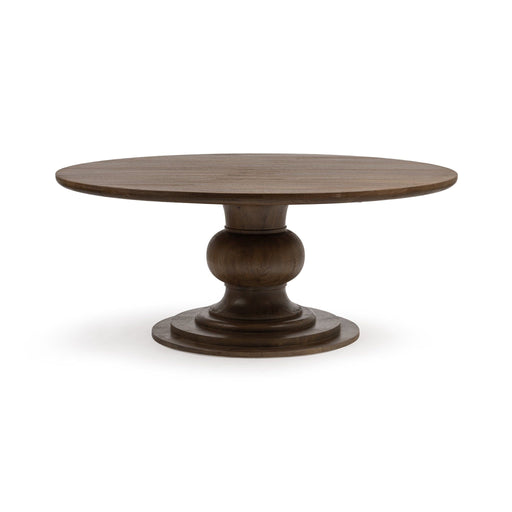 Classic Home Hera round dining table with wooden finish, suitable for modern dining rooms and gatherings.