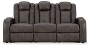Fyne-dyme - Power Reclining Sofa With Adj Headrest - R&R Furniture Gallery (Fountain Valley, CA)