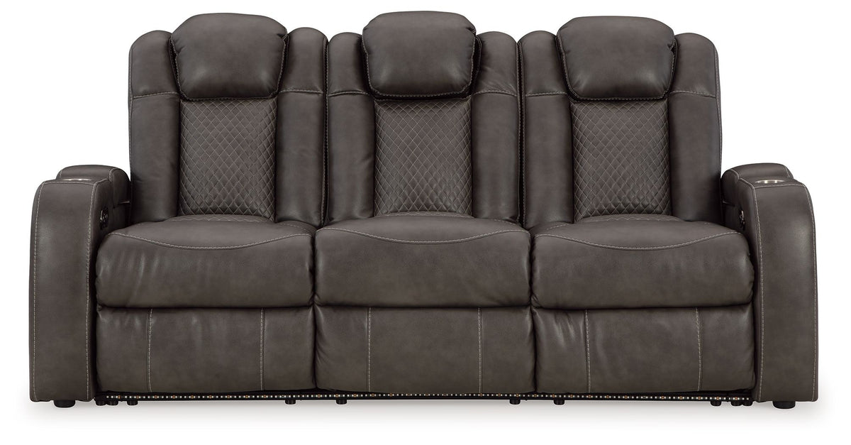 Fyne-dyme - Power Reclining Sofa With Adj Headrest - R&R Furniture Gallery (Fountain Valley, CA)