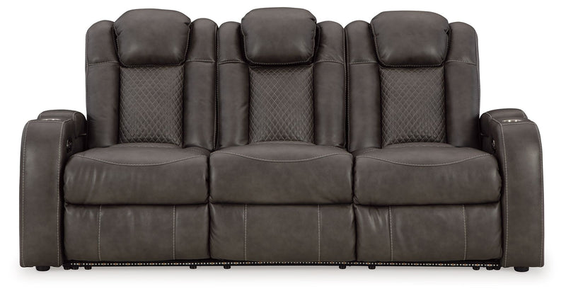 Fyne-dyme - Power Reclining Sofa With Adj Headrest - R&R Furniture Gallery (Fountain Valley, CA)