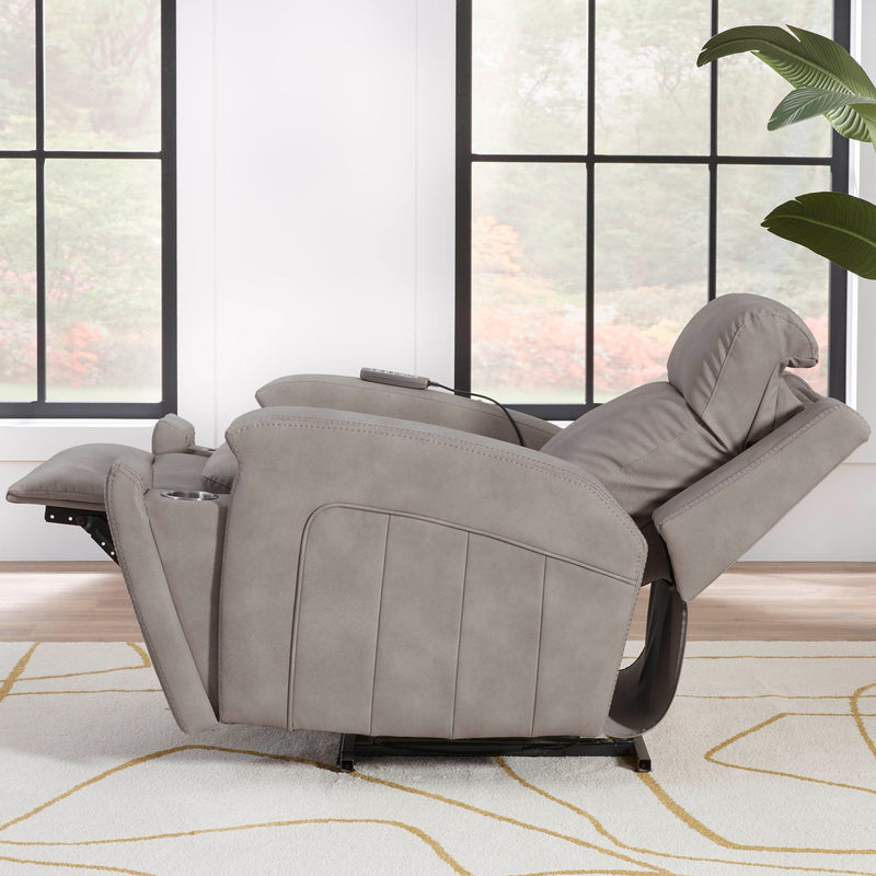 Armstrong - Power Recliner With Heat, Massage And Auto-Glide - R&R Furniture Gallery (Fountain Valley, CA)