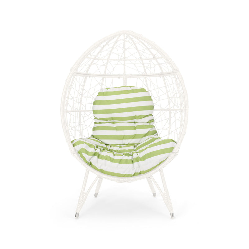 Cosmos - Round Hammered Iron Teardrop Chair