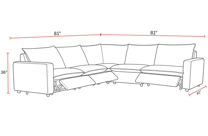 Jocelyn - Power Reclining Sectional