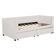 Upholstered Daybed With Ergonomic Design Backrest - R&R Furniture Gallery (Fountain Valley, CA)