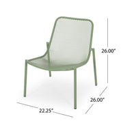 Outdoor Iron Chair With Design - R&R Furniture Gallery (Fountain Valley, CA)