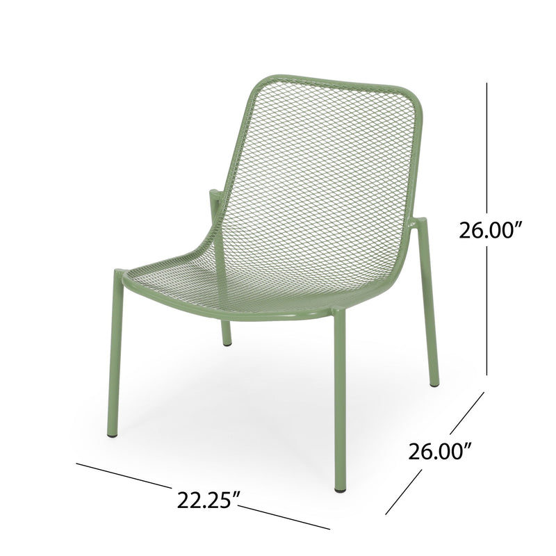Outdoor Iron Chair With Design - R&R Furniture Gallery (Fountain Valley, CA)