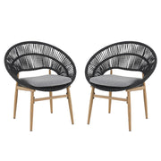 Cyril - Outdoor Papasan Style Dining Chair (Set of 2) - R&R Furniture Gallery (Fountain Valley, CA)