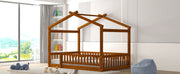 Bed House Bed Frame With Fence - R&R Furniture Gallery (Fountain Valley, CA)